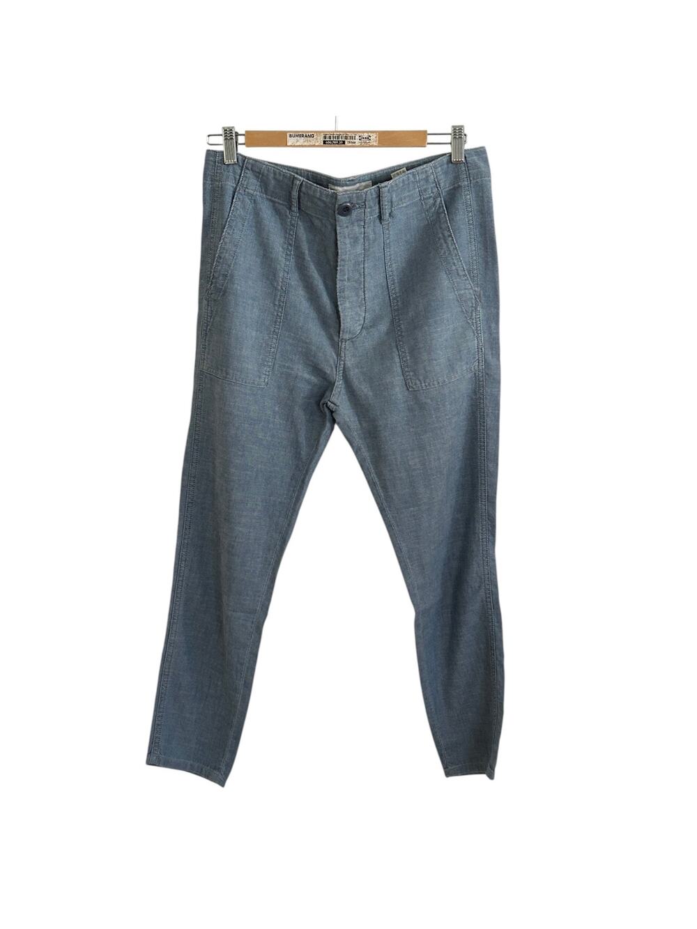 The Great The Slouch Jean Chambray Drop Crotch 25